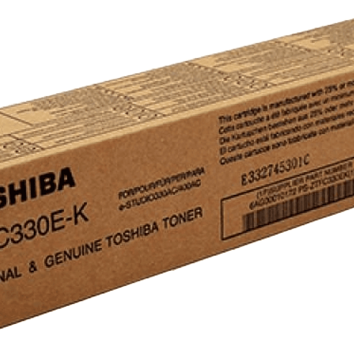 Toshiba T-FC330K Negro Cartucho de Toner Original - 6AG00009135 1