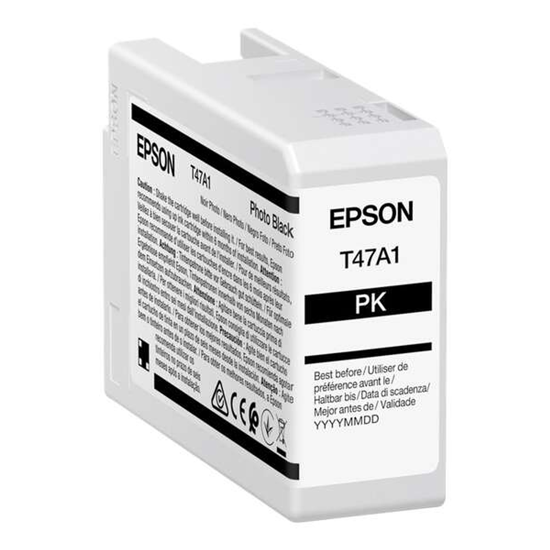 Epson T47A1 Negro Photo Cartucho de Tinta Original - C13T47A100 1