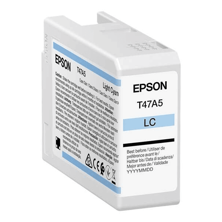 Epson T47A5 Cyan Light Cartucho de Tinta Original - C13T47A500 1