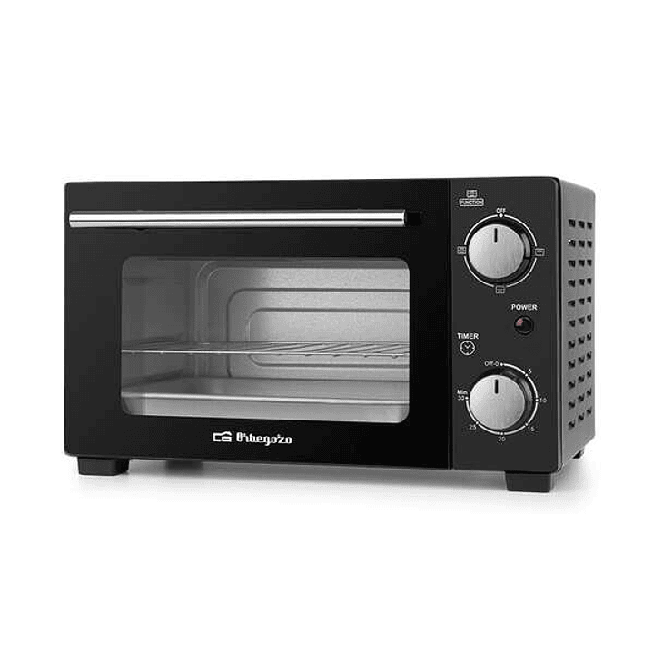Orbegozo HO 985 Horno Electrico Multifuncion Potencia 800W - Capacidad 10L - Selector de Calor Superior - Inferior o Simultaneo - Temporizador 30 Minu 1