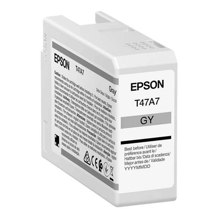Epson T47A7 Gris Cartucho de Tinta Original - C13T47A700 1