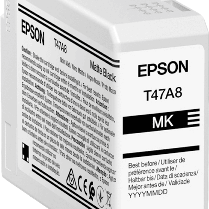 Epson T47A8 Negro Mate Cartucho de Tinta Original - C13T47A800 1