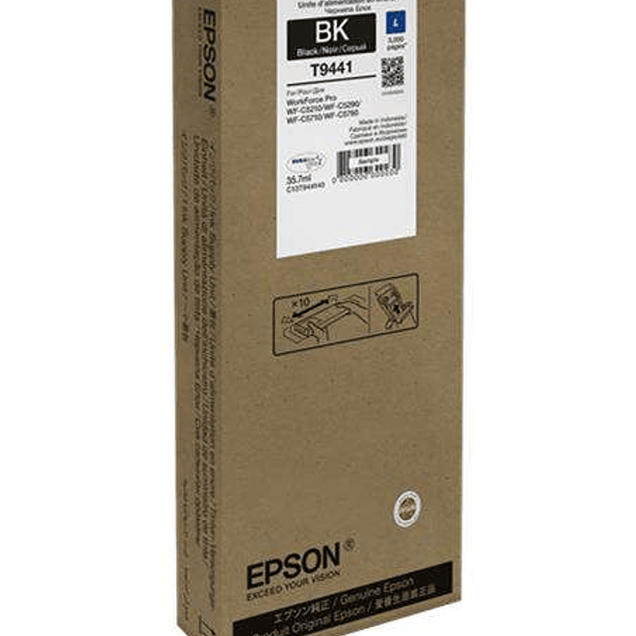 Epson T9441 Negro Cartucho de Tinta Original - C13T944140 1