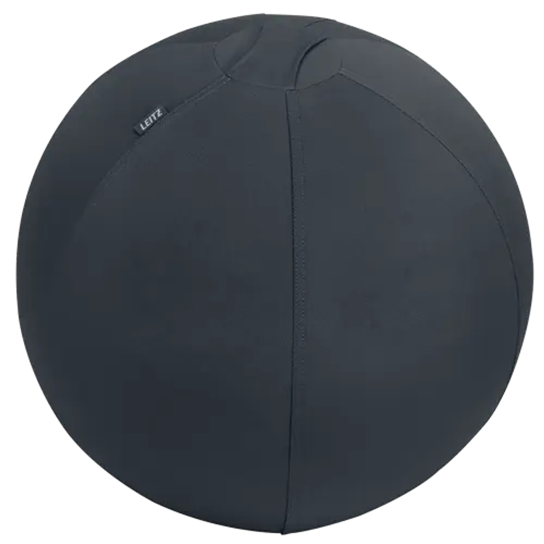Leitz Ergo Active Balon de Asiento Antideslizante 55cm - Asa de Transporte Resistente - Carga Maxima de 120kg - Funda Lavable - Color Gris Oscuro 1