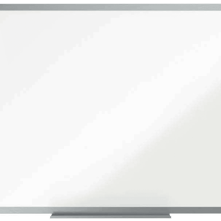Nobo Essence Pizarra Magnetica de Acero Vitrificado 600x450mm - Montaje en Esquinas - Blanco 1