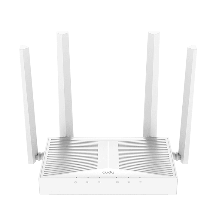 Cudy Router WiFi 6 Mesh Gigabit Dual Band AX3000 - Velocidad hasta 1000Mbps - 5 Puertos - 4 Antenas Fijas de 5dBi - Tecnologia MU-MIMO - Color Blanco 1