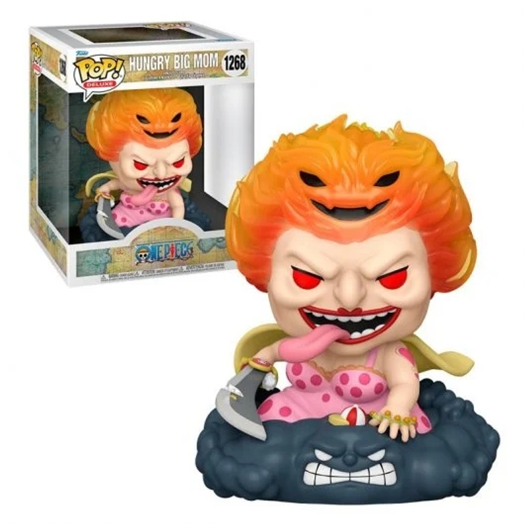 Funko Pop Deluxe Animacion One Piece Hungry Big Mom - Figura de Vinilo - Altura 15cm aprox. 1