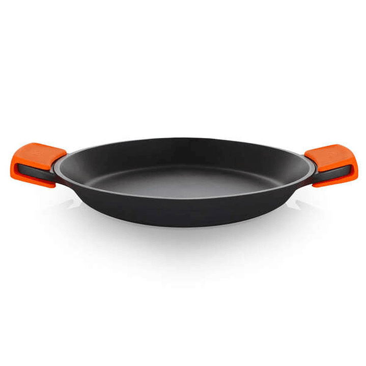 Orbegozo PDA Paellera de Aluminio Fundido - Versatilidad y Durabilidad en tu Cocina - Asas de Silicona - Antiadherente Libre de Pfoa - Apta para Todo  1