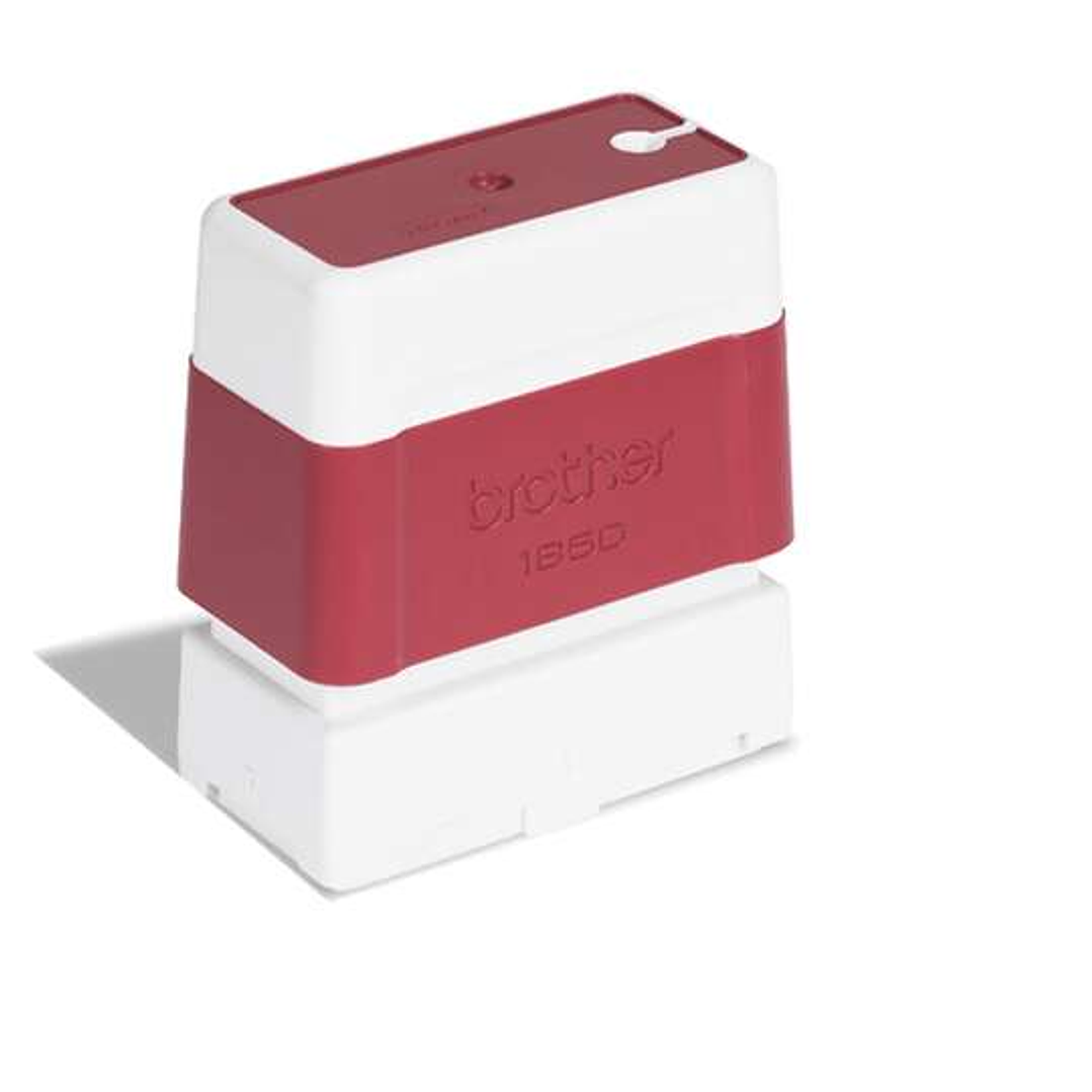 Brother PR1850R6P Pack de 6 Monturas de Sellos Originales - 18x50mm - Color Rojo 1