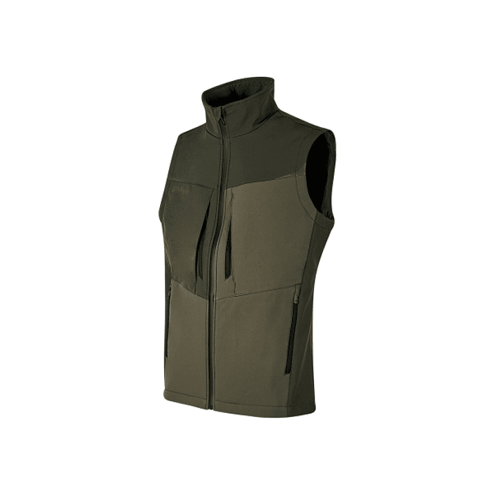 Upower Brio Chaleco de Trabajo Softshell - Talla XL - Repelente al Agua, Interior de Microfleece, Tecnologia de Grafeno, Multiples Bolsillos, Detalles 1
