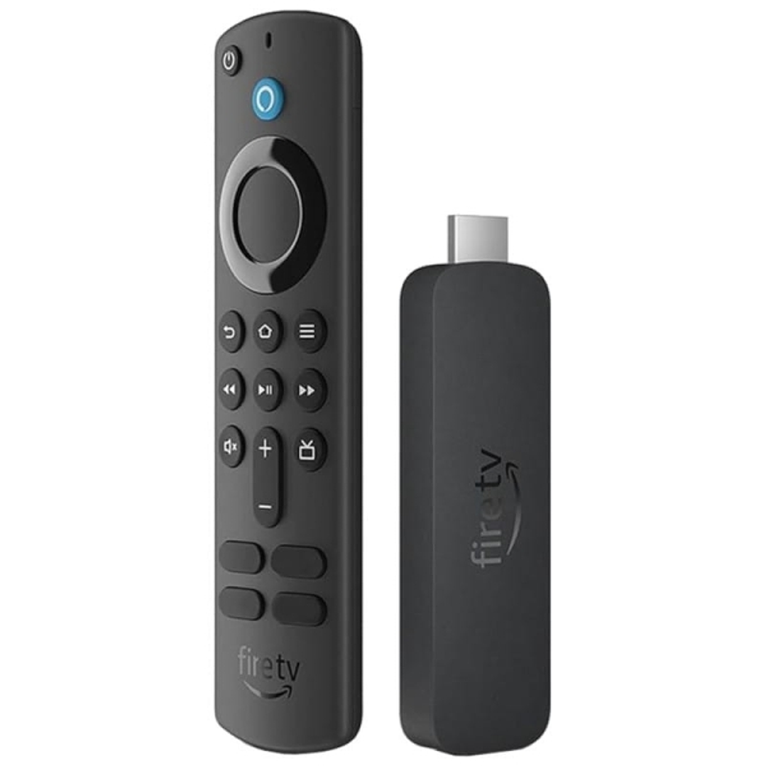 Amazon Fire TV Stick 4K Wi-Fi 6E Bluetooth 5.2 - Resolucion hasta 4K - Dolby Vision-Atmos y HDR10+ - 8GB de Capacidad - Conector HDMI - Mando por Voz  1
