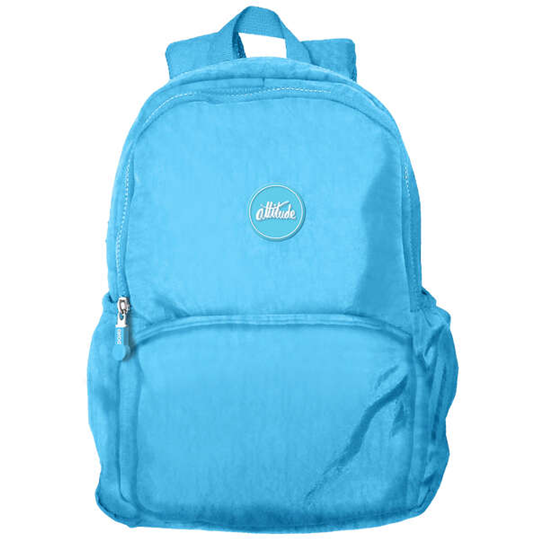 Dohe Serie Pastel Mochila Escolar Mediana - 2 Compartimentos - Tirantes Reforzados y Ajustables - Asa Superior - Color Azul Pastel 1