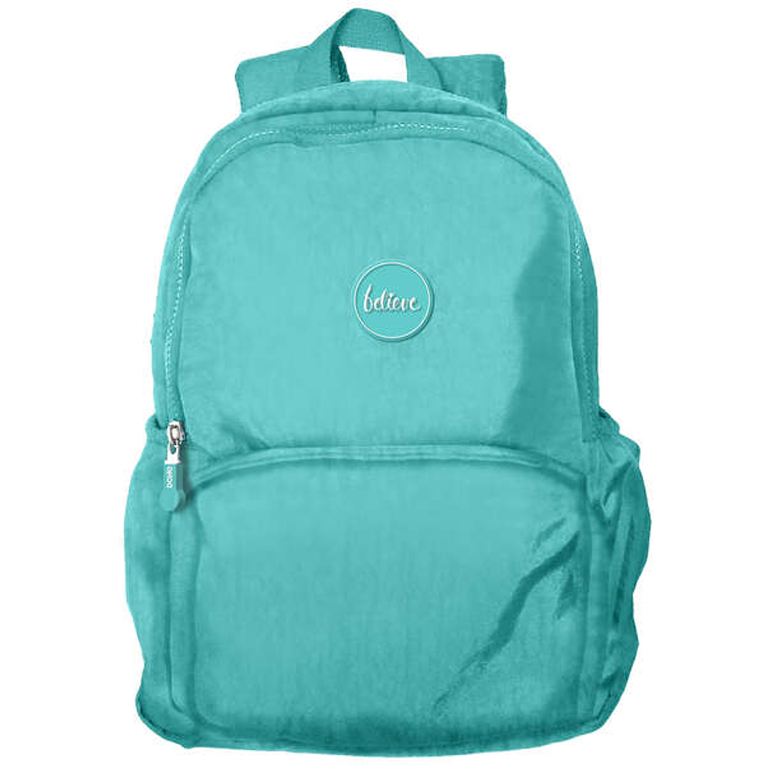 Dohe Serie Pastel Mochila Escolar Mediana - 2 Compartimentos - Tirantes Reforzados y Ajustables - Asa Superior - Color Verde Pastel 1