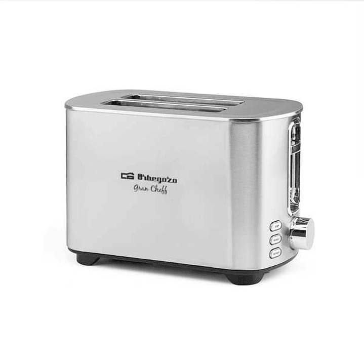 Orbegozo TO 5030 Tostadora de Doble Rebanada - Potente y Versatil Tostador con 6 Niveles de Tostado - Funciones de Recalentamiento y Descongelacion -  1