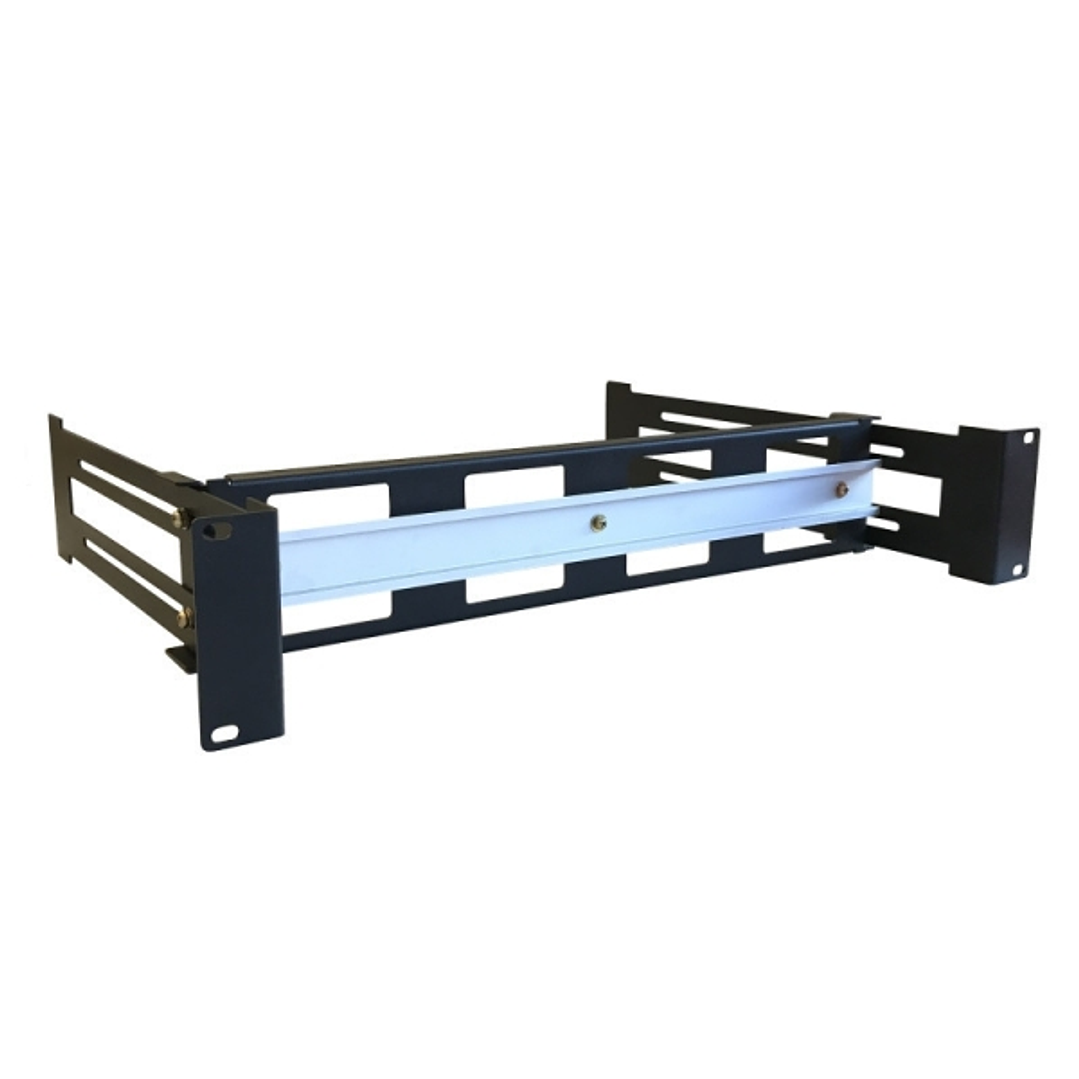 WP Rail para Equipo DIN 2U - 550x400x300mm - Color Negro 1