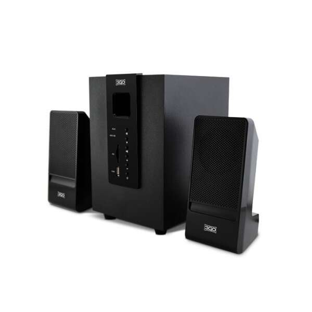 3GO Y650 Altavoces 2.1 20W Negro 1
