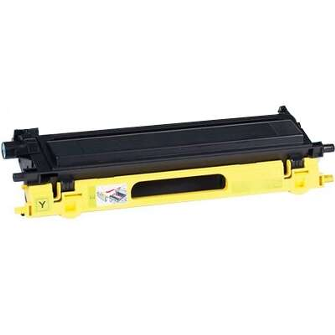 Brother TN135/TN130 Amarillo Cartucho de Toner Generico - Reemplaza TN135Y/TN130Y 1