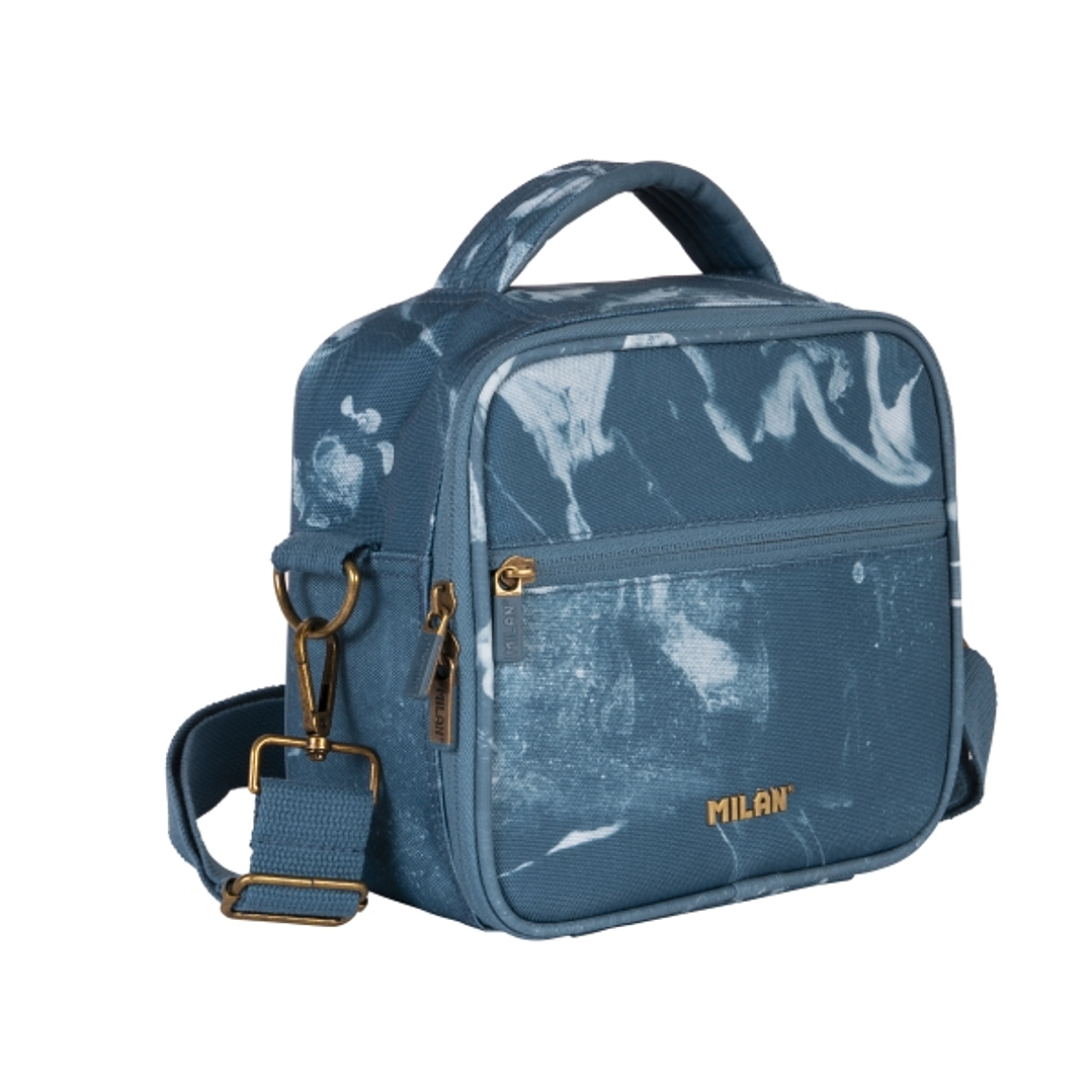 Milan Lava Bolsa Isotermica Porta Alimentos de 3.5L - Incluye 3 Recipientes - 23x20x11cm - Color Azul 1