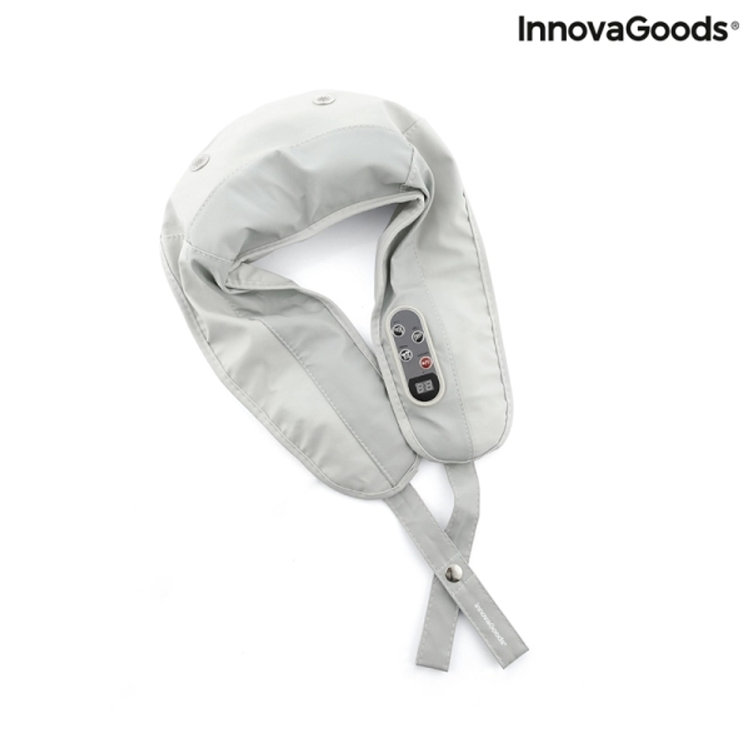 Innovagoods Tappilan Masajeador Electrico 2 en 1 - 20W - Cable 155cm - Pantalla LCD - 20 Niveles de Intensidad - Apagado Automatico - Funcion Calor -  1
