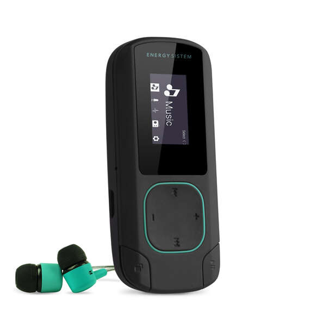 Energy Sistem MP3 Clip Bluetooth - 8GB - Clip - Radio FM y MicroSD - Color Verde 1
