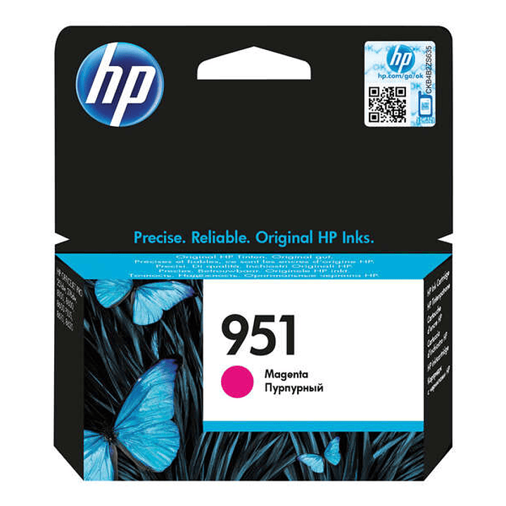 HP 951 Magenta Cartucho de Tinta Original - CN051AE 1