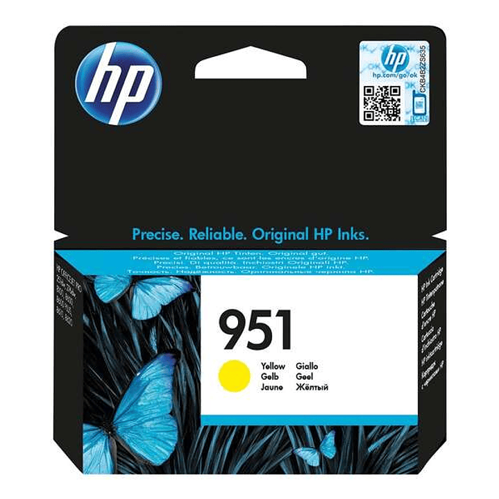 HP 951 Amarillo Cartucho de Tinta Original - CN052AE 1