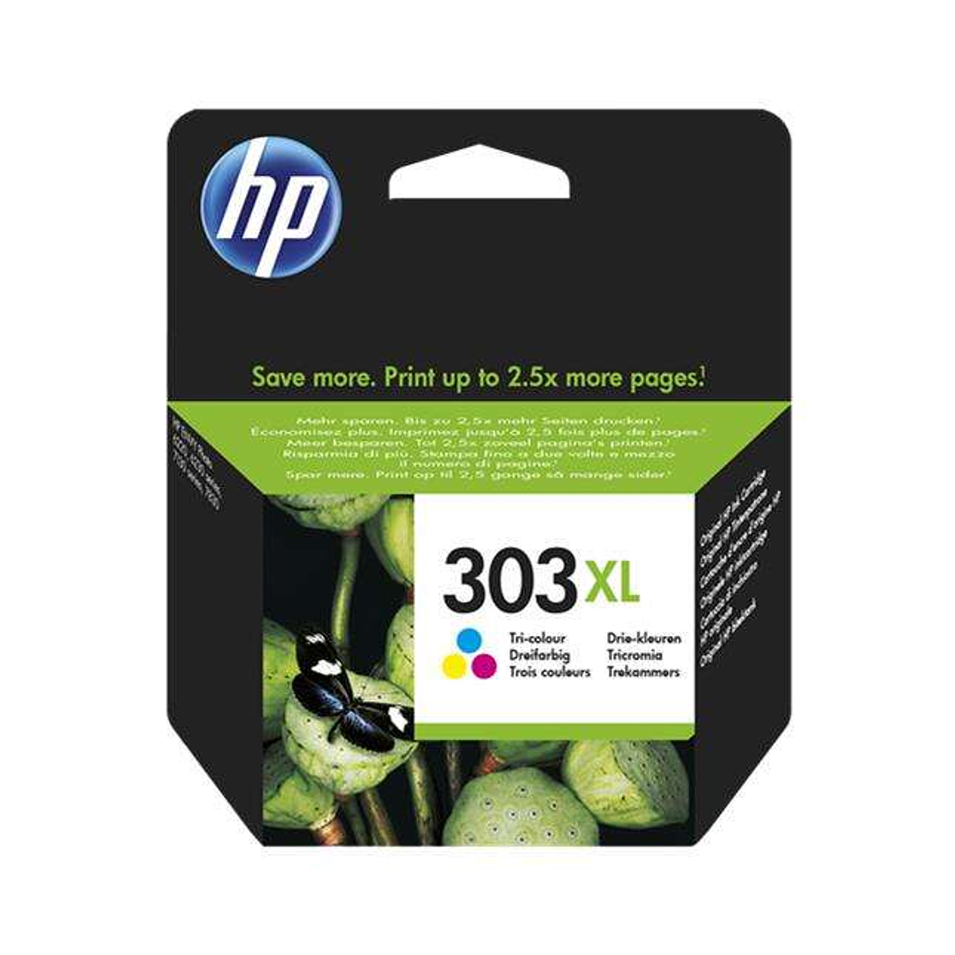 HP 303XL Color Cartucho de Tinta Original - T6N03AE 1