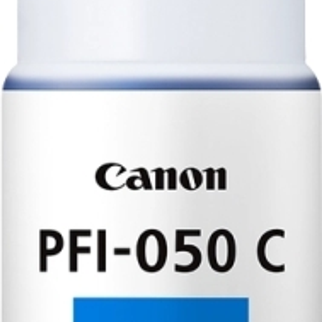 Canon PFI050 Cyan Botella de Tinta Original - PFI050C/5699C001 1