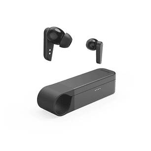 Hama Spirit Pocket II Auriculares con Microfono Omnidireccional - Bluetooth - Pantalla LED - Asistente de Voz - Carga por USB-C - Color Negro