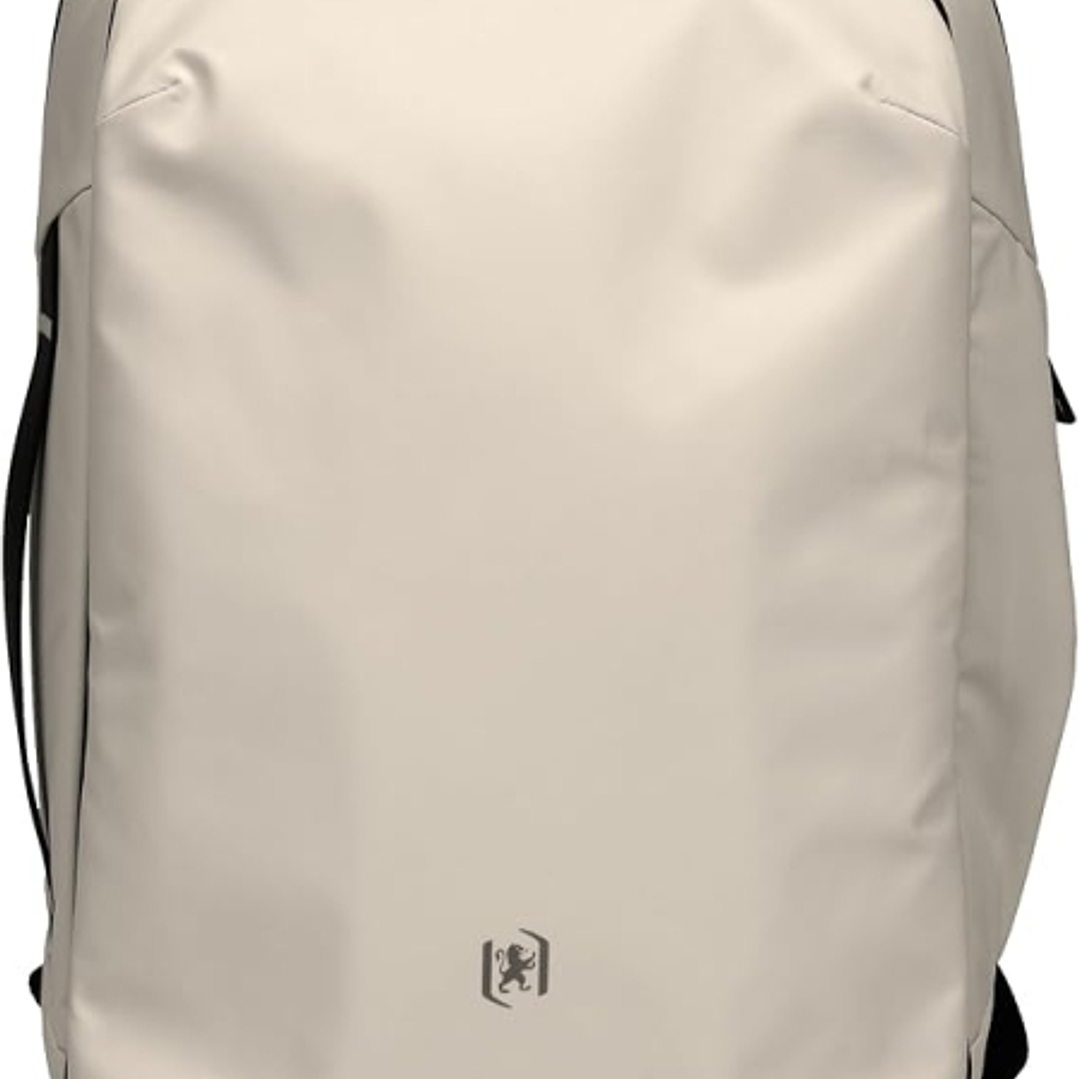 Oxford Identity Mochila Executive 18L - 2 Compartimentos y 12 Bolsillos - Bolsillo Antirobo - Asa Superio y Lateral - 42x32x13cm - Color Beige 1