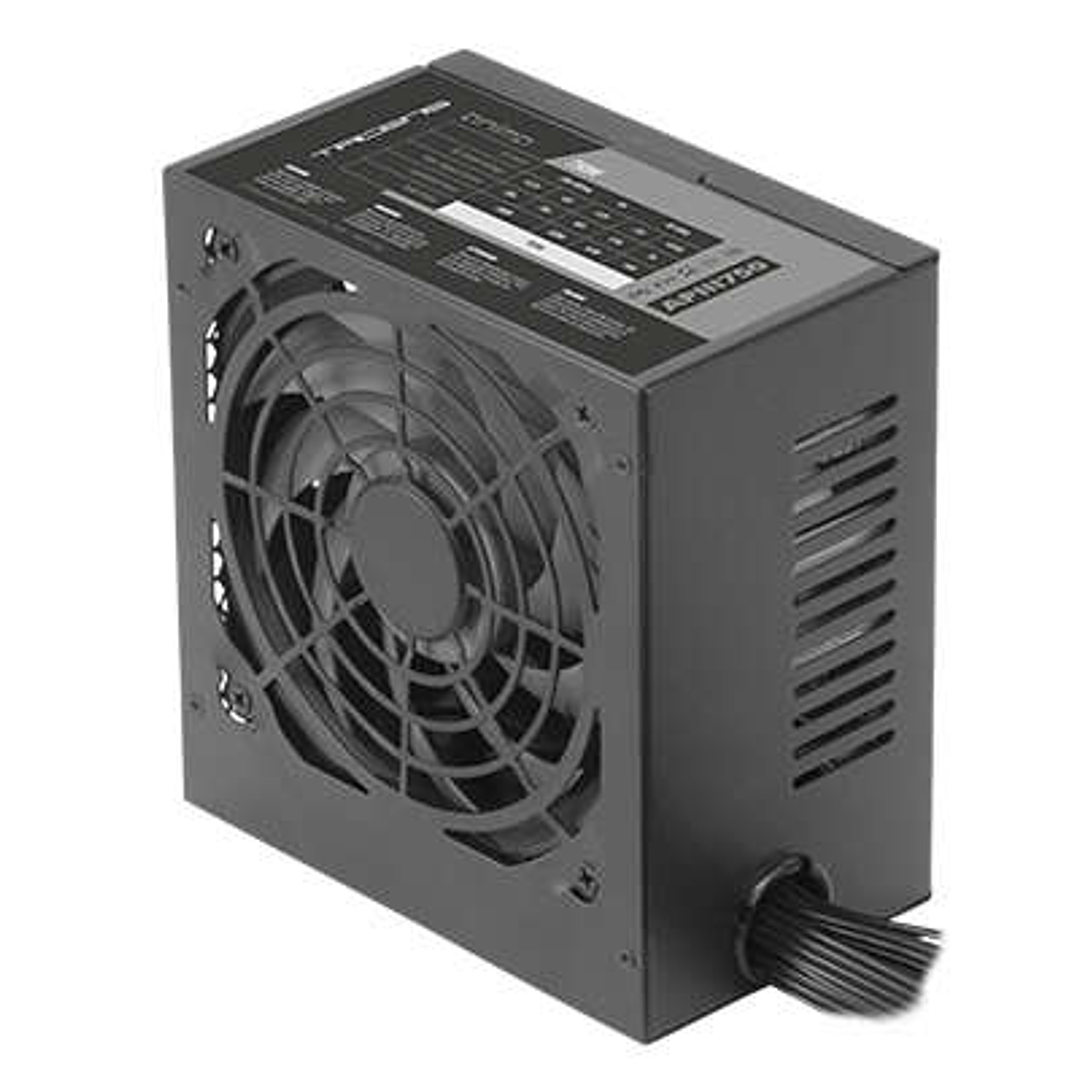 Tacens APIII750 85% Bronze 750W ATX Fuente de Alimentacion - Tecnologia SMD - Seguridad Total - Silencio Total - Cables y Carcasa Full Black - Empaque 1