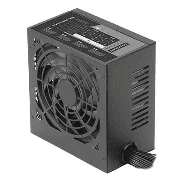 Tacens APIII750 85% Bronze 750W ATX Fuente de Alimentacion - Tecnologia SMD - Seguridad Total - Silencio Total - Cables y Carcasa Full Black - Empaque 1