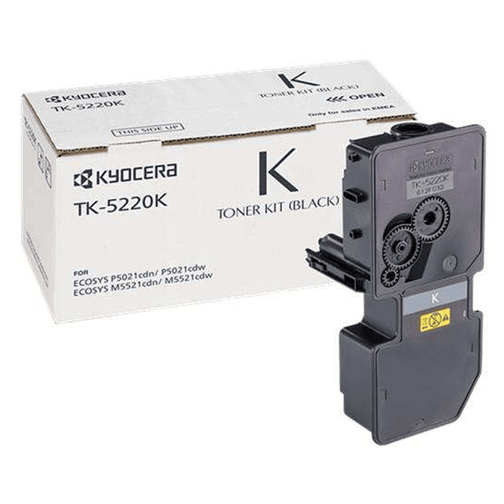 Kyocera TK5220 Negro Cartucho de Toner Original - Reemplaza 1T02R90NL1/TK5220K 1