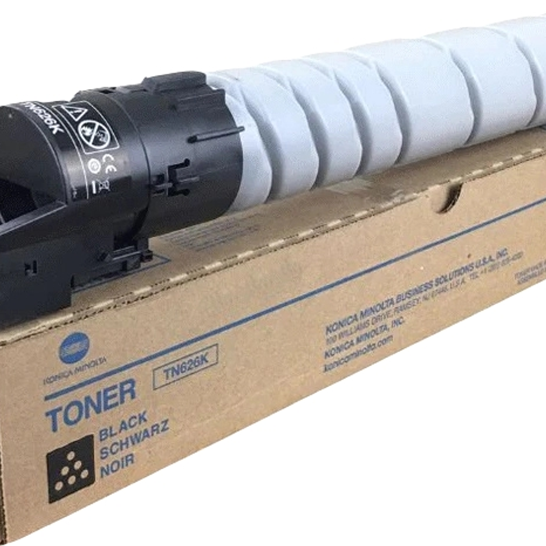 Konica Minolta TN626 Negro Cartucho de Toner Original - ACV1150/TN626K 1