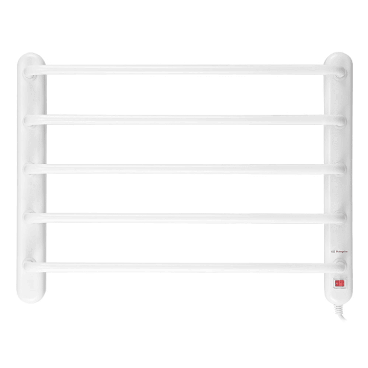 Orbegozo TH 8002 Toallero Electrico - Potencia 90W - Luz de Encendido - Tornillos para Montaje Incluidos - 45x60x9.5cm - Color Blanco 1
