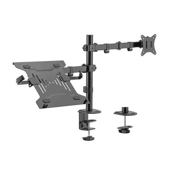 Aisens Soporte de Mesa Giratorio e Inclinable para Portatil y Monitor/TV 9Kg de 17-32