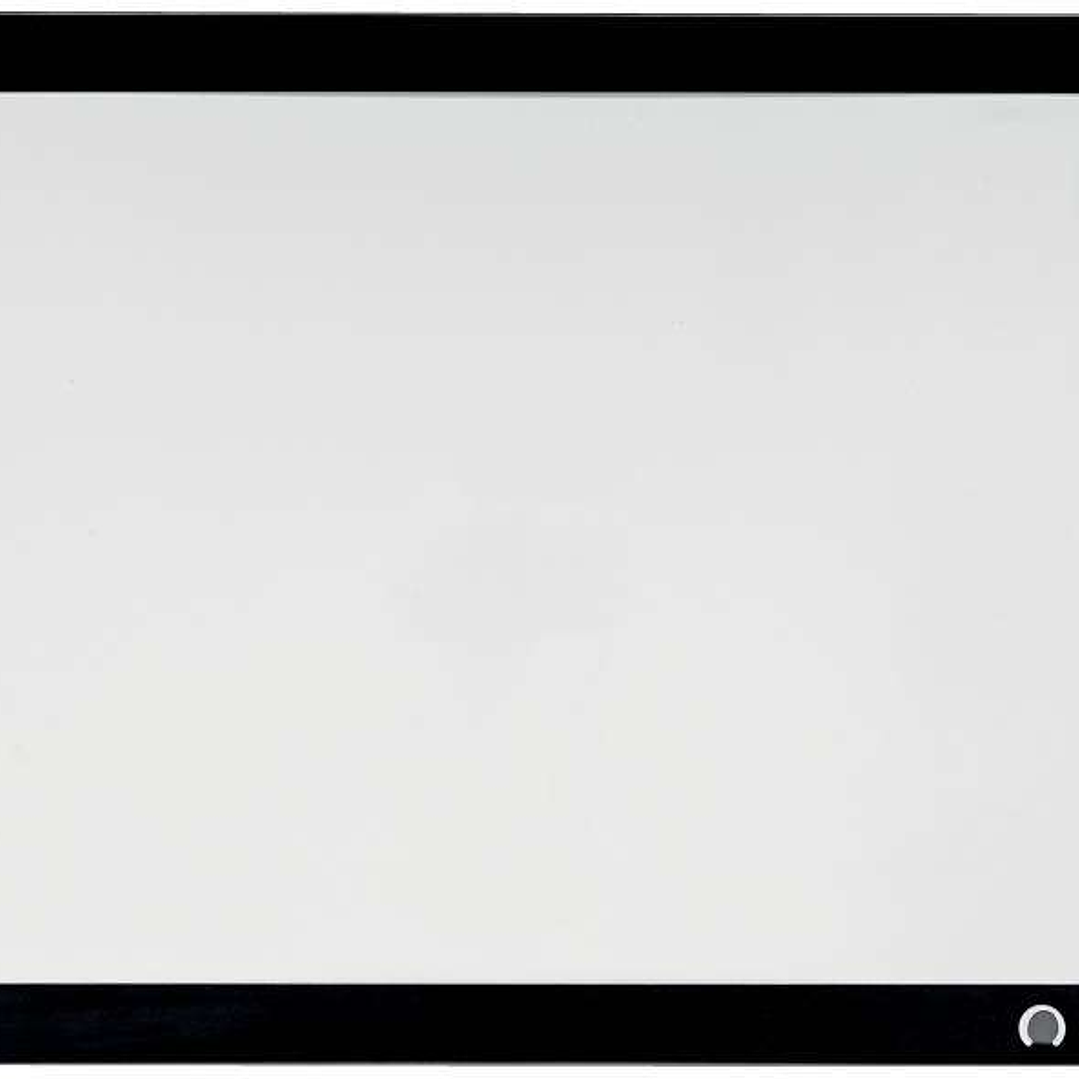 Nobo Pizarra Blanca Magnetica Pequeña con Clip para Notas 430x580mm - Diseño sin Marco - Funciones de Gancho - Color Blanco 1