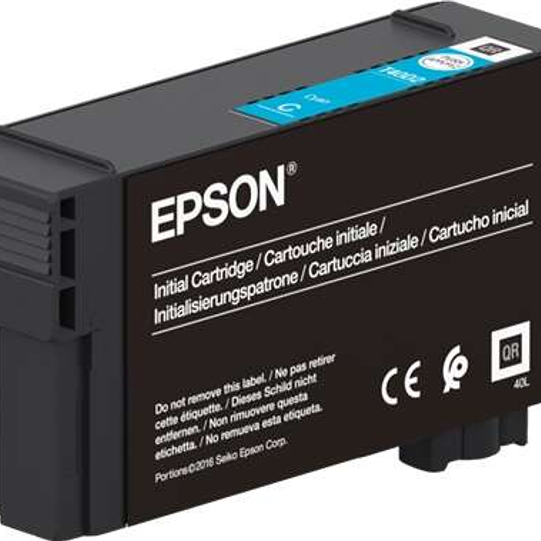 Epson T40D2 Cyan Cartucho de Tinta UltraChrome XD2 Original C13T40D240 1