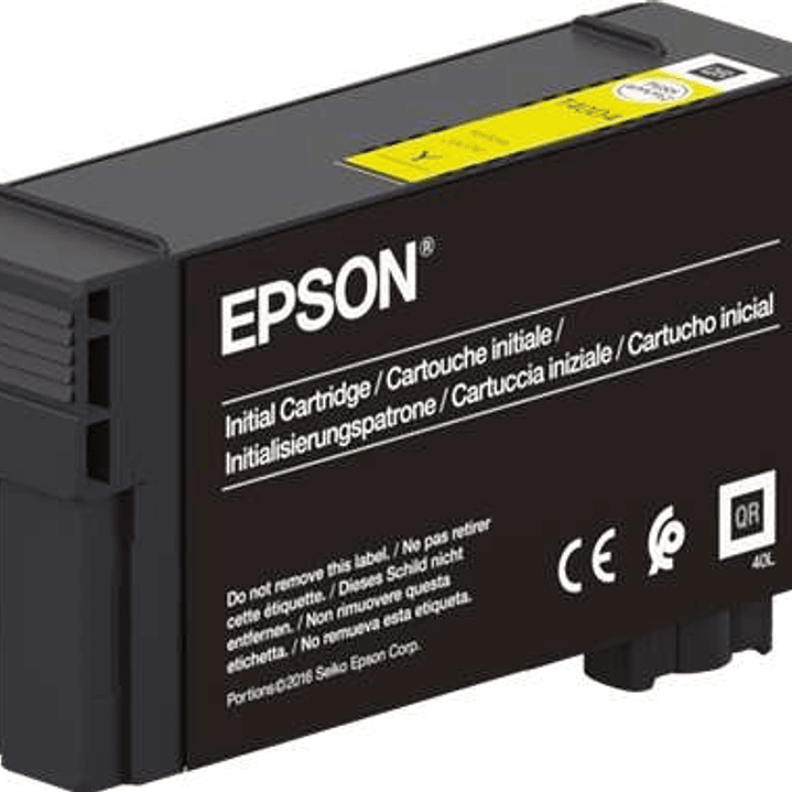 Epson T40D4 Amarillo Cartucho de Tinta UltraChrome XD2 Original C13T40D440 1