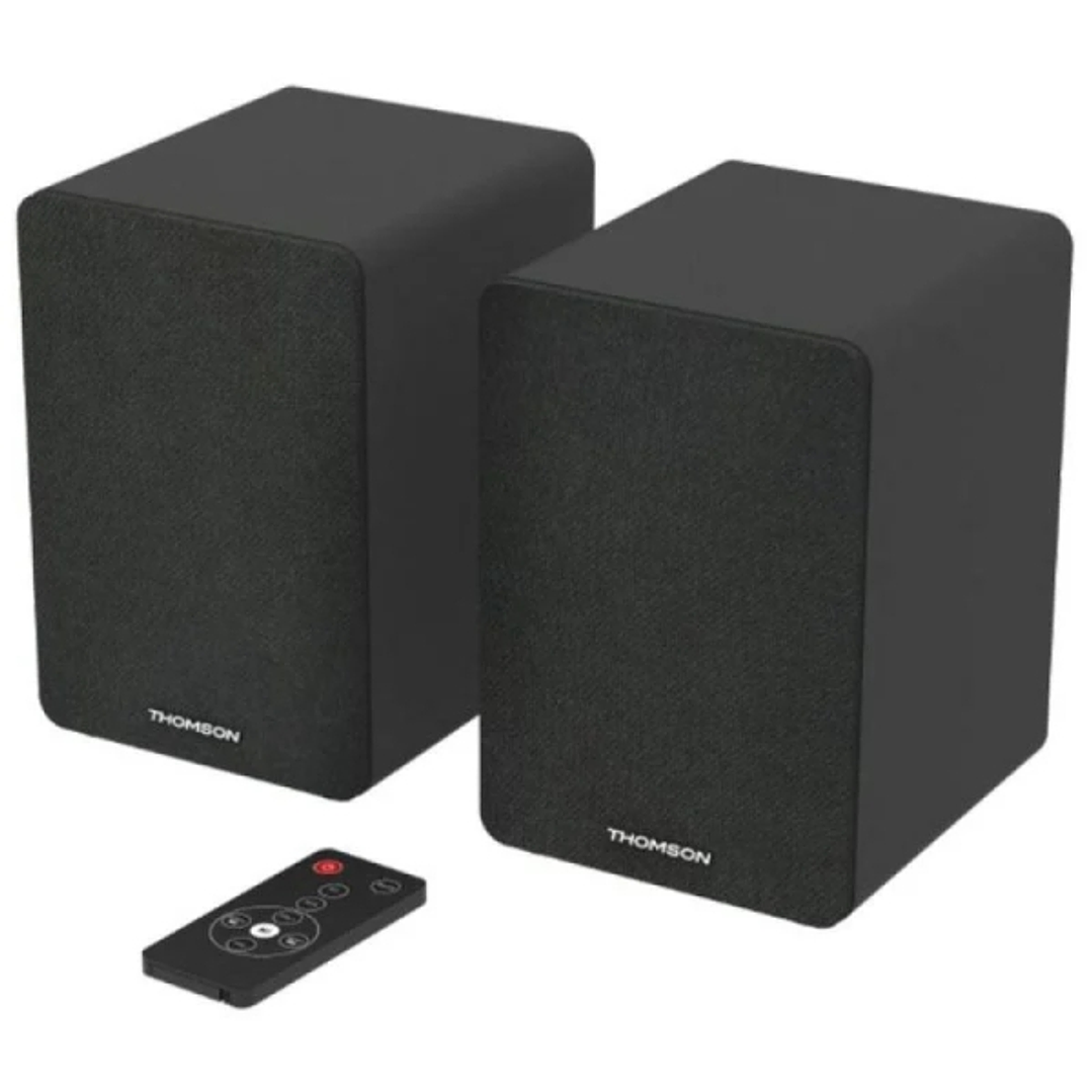 Thomson WS400DUO Altavoces 50W Bluetooth 5.0 - Entrada RCA - Mando a Distancia - Color Negro 1