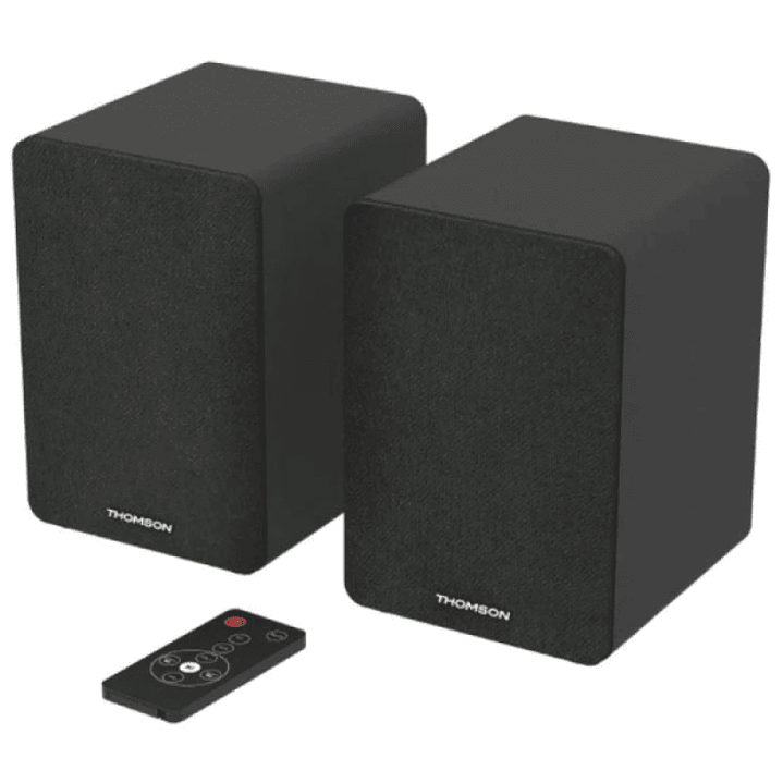 Thomson WS400DUO Altavoces 50W Bluetooth 5.0 - Entrada RCA - Mando a Distancia - Color Negro 1