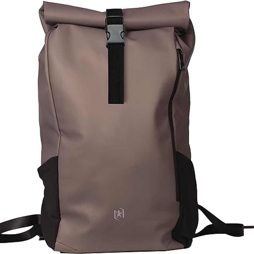 Oxford Identity Roll Top Mochila con Cierre Enrollable 24L - Material Resistente al Agua - Asa Colgador en la Parte Posterior - Bolsillo Frontal con L 1