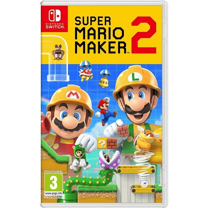 Nintendo Videojuego Super Mario Maker 2 para Consola Nintendo Switch - Genero Plataformas/Editor de Niveles/Multijugador - PEGI 3 1