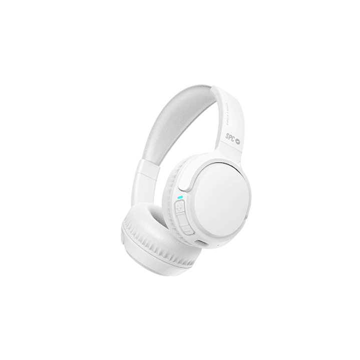 SPC Heron 2 Studio Auriculares Bluetooth 5.4 - Conexion Dual - Autonomia hasta 50h - Diseño Ajustable y Plegable - Control en Auricular - Color Blanco 1