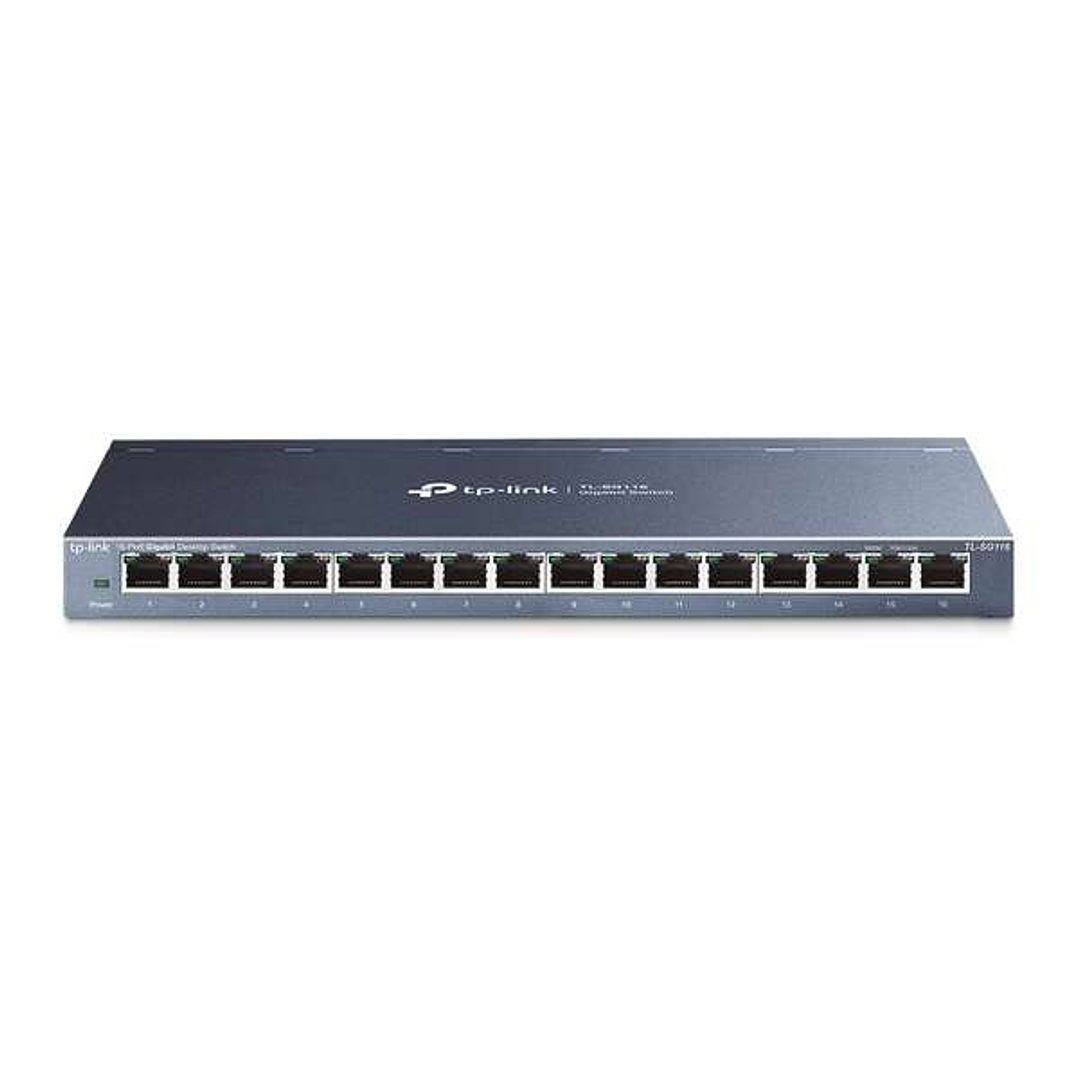 TP-Link Switch de 16 Puertos Gigabit No Gestionable - Tecnologia Verde - Control de Flujo - Plug & Play 1