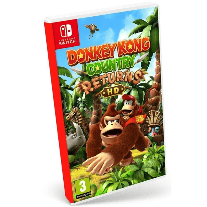 Nintendo Videojuego Donkey Kong Country Returns HD para Consola Nintendo Switch - Genero Plataformas/Aventura/Accion - PEGI 3 1