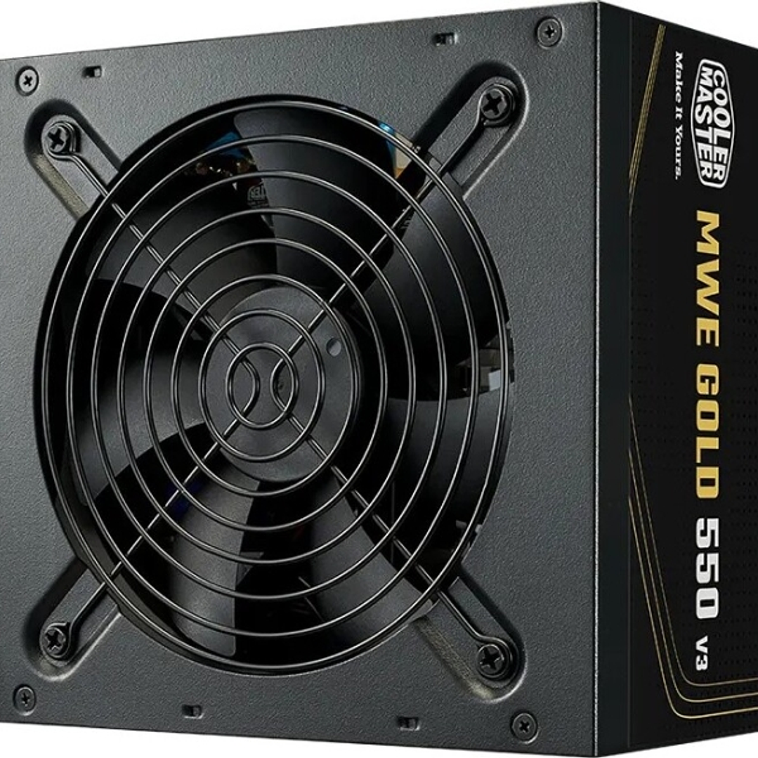 Cooler Master Fuente de Alimentacion 80 Plus Gold 550W ATX 3.1 - PFC Activo - Ventilador 120mm 1
