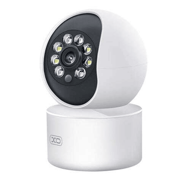 XO Camara de Seguridad Wifi - Resolucion 3mpx 2304x1296 - Deteccion de Movimiento 0-10m - Vision Nocturna - Intercomunicador de Voz - Grabacion en Buc 1
