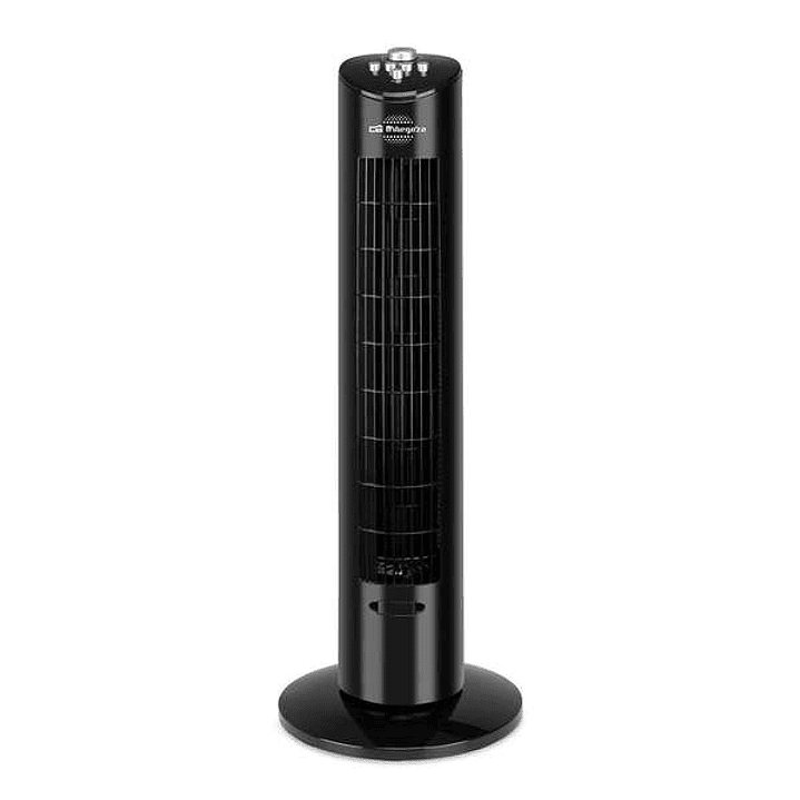 Orbegozo TW 0800 Ventilador de Torre Oscilante - Potente y Silencioso - Temporizador de 2h - Diseño Elegante - Bandeja para Esencias Aromaticas 1