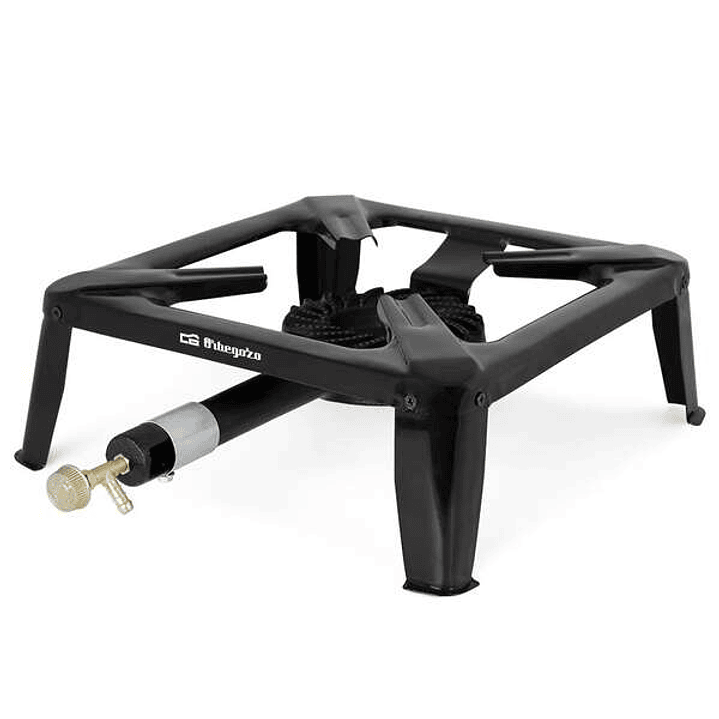 Orbegozo FO 6000 Hornillo a Gas para Paellas al Aire Libre - Potente Quemador de Hierro Fundido - Resistente Cuerpo de Acero Esmaltado - Compacto y Fa 1